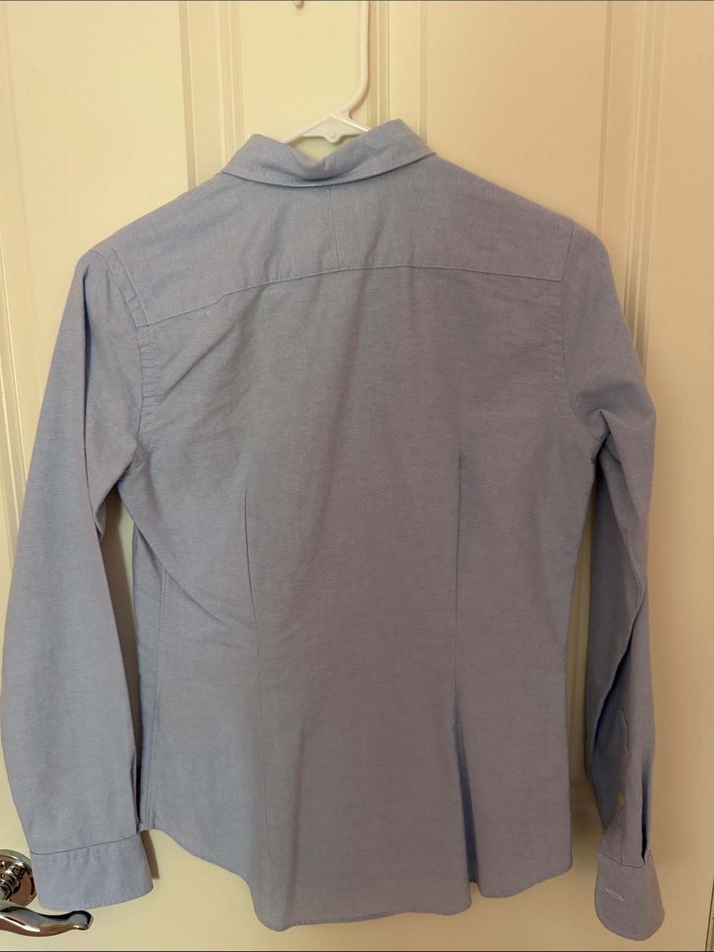 Ralph Lauren Light Blue Button-Down Oxford with Red Polo Logo - Picture 4 of 5